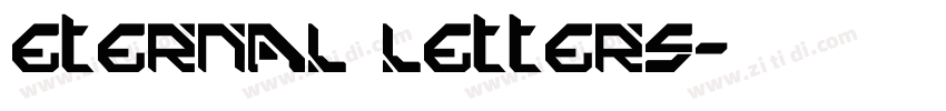 Eternal letters字体转换